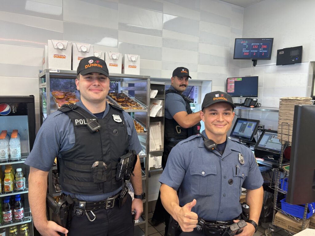 jackson-police-department-celebrates-dunkin-donuts-grand-reopening