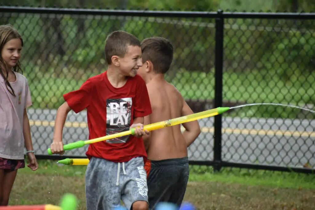 water-gun-fight-between-police,-campers-ends-with-multiple-smiles