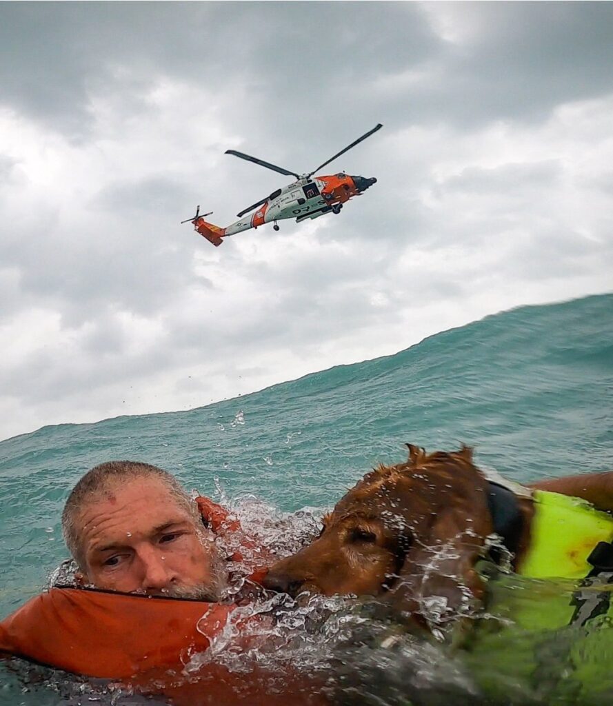 watch:-dog-lost-at-sea-during-hurricane-helene-rescued-by-the-us.-coast-guard