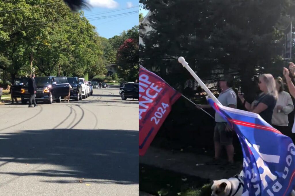 maga-protesters-give-doug-emhoff-a-not-so-warm-reception-in-new-jersey